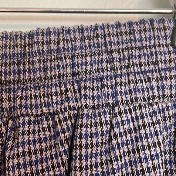 Susan Graver houndstooth stretch waist adjustable cuff cargo pocket pants SP - Picture 9 of 12